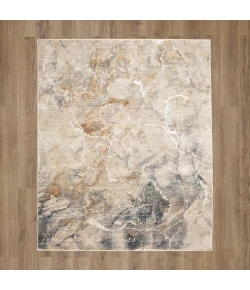 Karastan Echo Tesoro Cream Rug 6 ft. 7 in. X 9 ft. 6 in. Rectangle