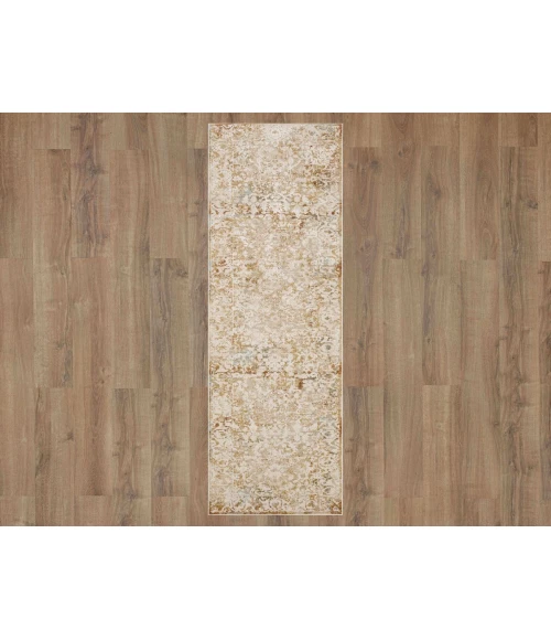 Karastan Windermere Brown/Tan R1262 2 ft. 6 in. X 10 ft. Rectangle Rug