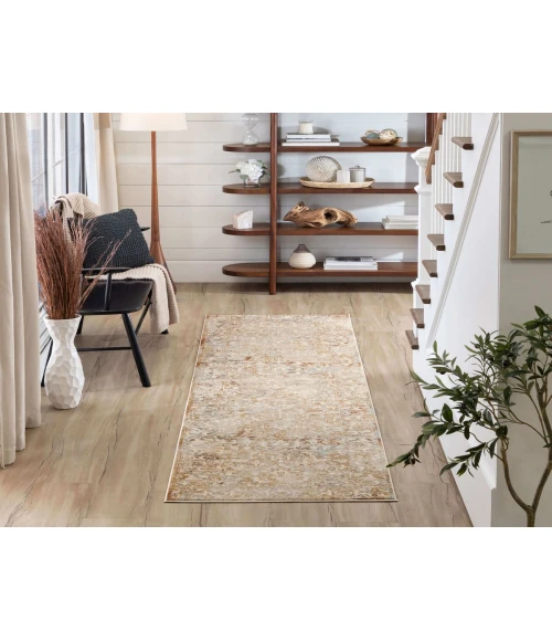 Karastan Windermere Brown/Tan R1262 2 ft. 6 in. X 10 ft. Rectangle Rug