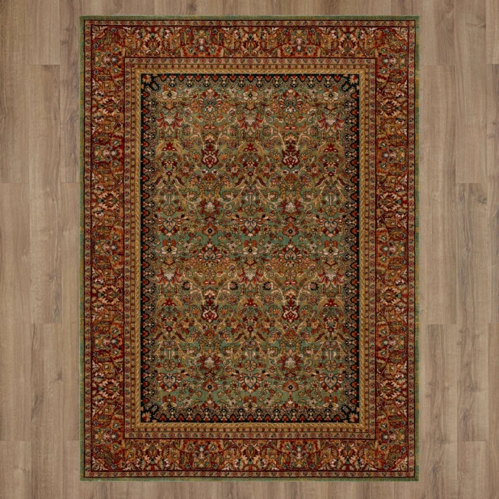 Karastan Spice Market Aquamarine 90662 5ft. 3in. X 7ft. 10in. Rect. Rug