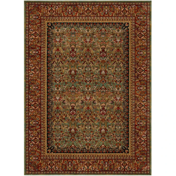 Karastan Spice Market Aquamarine 90662 5ft. 3in. X 7ft. 10in. Rect. Rug