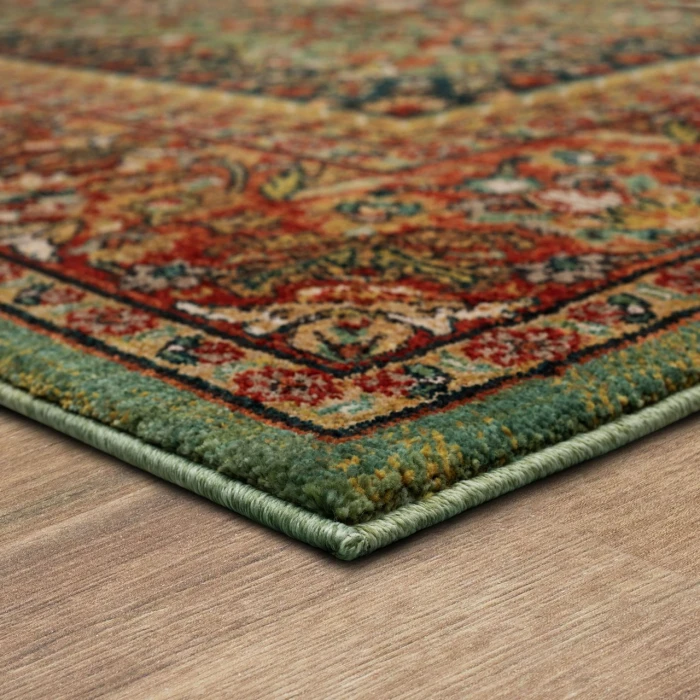 Karastan Spice Market Aquamarine 90662 9ft. 6in. X 12ft. 11in. Rect. Rug