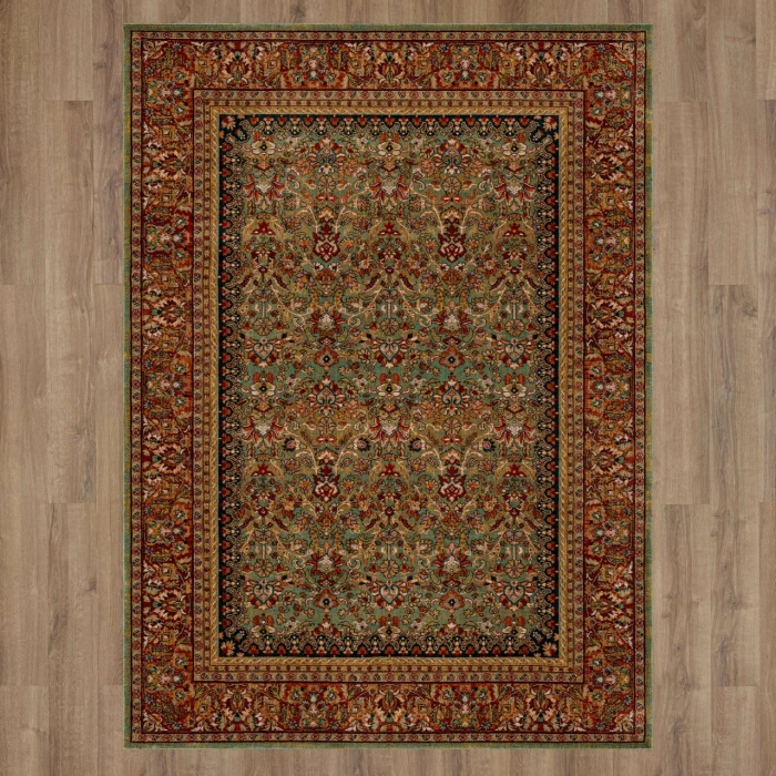 Karastan Spice Market Aquamarine 90662 9ft. 6in. X 12ft. 11in. Rect. Rug