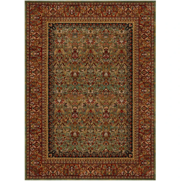 Karastan Spice Market Aquamarine 90662 9ft. 6in. X 12ft. 11in. Rect. Rug