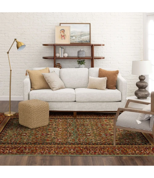 Karastan Spice Market Aquamarine 90662 8ft. X 11ft. Rect. Rug