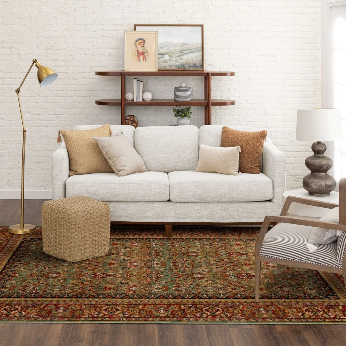 Karastan Spice Market Aquamarine 90662 8ft. X 11ft. Rect. Rug
