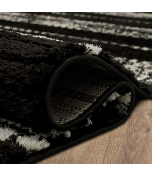 Karastan Traverse Lanes Charcoal 9' x 12' Area Rug