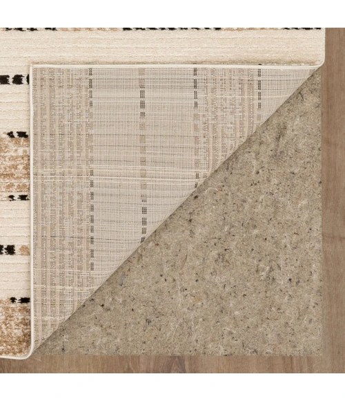 Karastan Traverse Lanes Tan 6' x 9' Area Rug