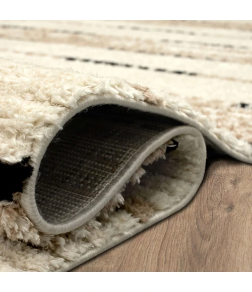 Karastan Traverse Lanes Tan 6' x 9' Area Rug