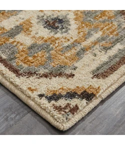 Karastan Elements Tunis Brown/Tan Rug 1 ft. 6 in. X 1 ft. 6 in. Rectangle