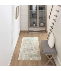 Karastan Velleta Cream Beige 2' 7" x 7' 3" Area Rug