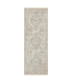 Karastan Solitude Via Salaria Cream Beige Rug 2 ft. 7 in. X 7 ft. 3 in. Runner