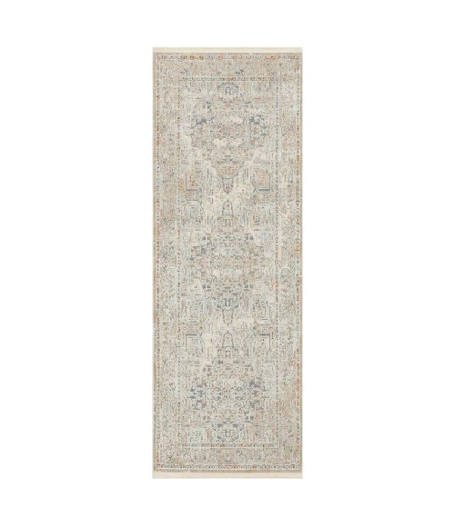 Karastan Via Salaria Cream Beige 2' 7" x 7' 3" Area Rug