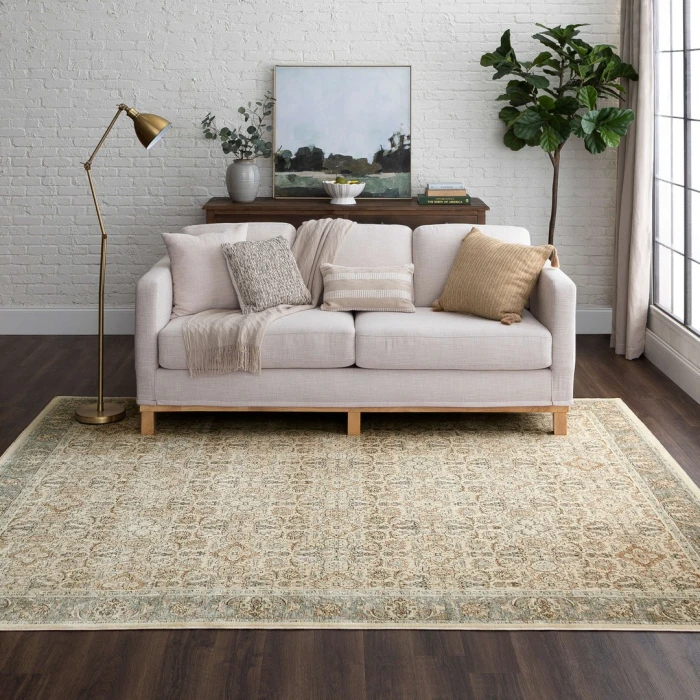 Karastan Divina Grey Virtuous Grey 8ft. x 10ft. Rect. Rug