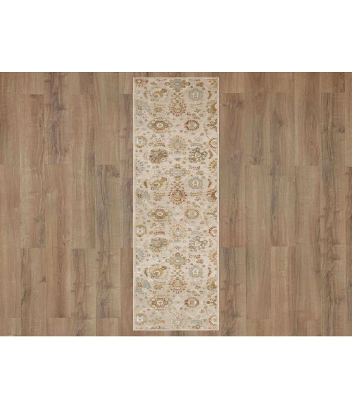 Karastan Windermere Brown/Tan R1259 2 ft. 6 in. X 10 ft. Rectangle Rug