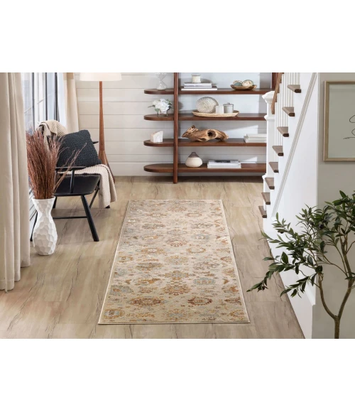 Karastan Windermere Brown/Tan R1259 2 ft. 6 in. X 10 ft. Rectangle Rug