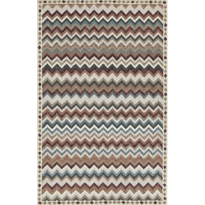 Erin Gates Abbott Multicolored ABB-1 3ft.6in. X 5ft.6in. Rect. Rug