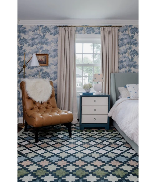 Erin Gates Abbott Blue ABB-2 5ft. X 8ft. Rect. Rug
