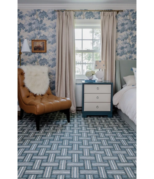 Erin Gates Abbott Blue ABB-3 2ft.3in. X 8ft. Rect. Rug