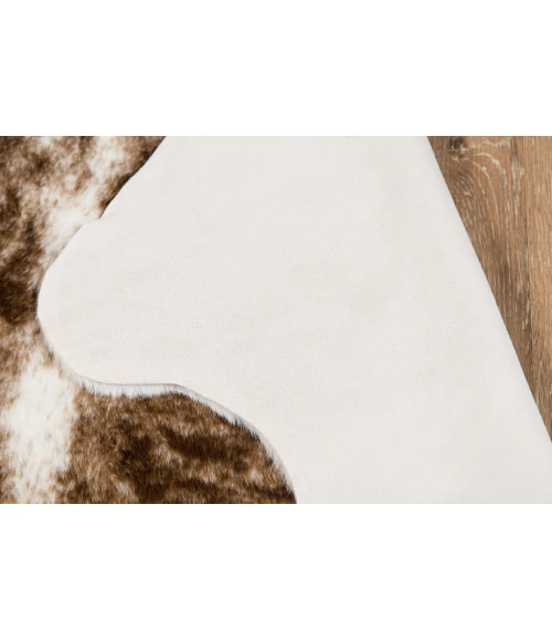 Momeni Acadia Area Rug ACA-3 Brindle Brown 5'3 X 7'10