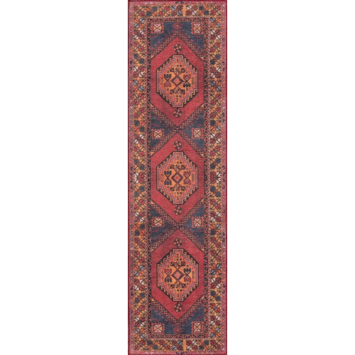 Momeni Afshar Area Rug AFS16 Red 2'3 X 7'6 Runner