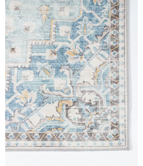 Momeni Afshar Area Rug AFS32 Light Blue 7'6 X 9'6