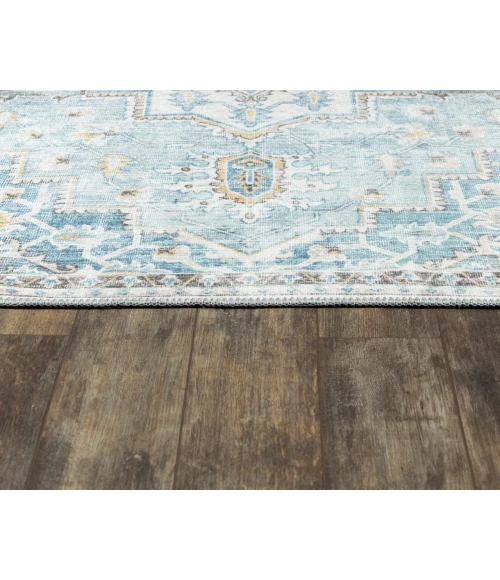 Momeni Afshar Area Rug AFS32 Light Blue 7'6 X 9'6