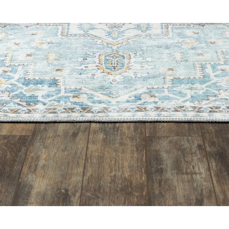 Momeni Afshar Area Rug AFS32 Light Blue 2'3 X 7'6 Runner