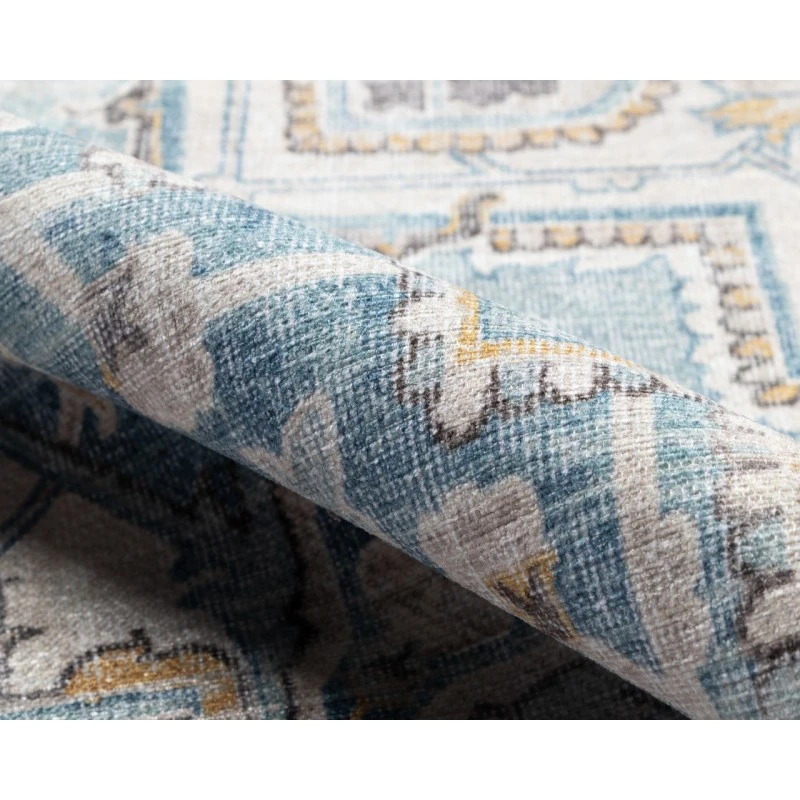 Momeni Afshar Area Rug AFS32 Light Blue 2'3 X 7'6 Runner