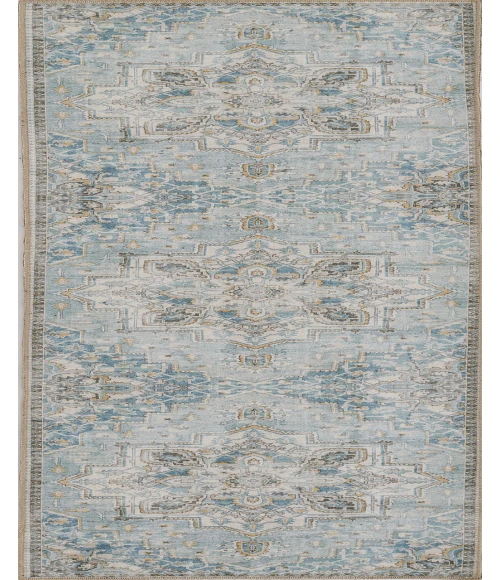 Momeni Afshar Area Rug AFS32 Light Blue 7'6 X 9'6