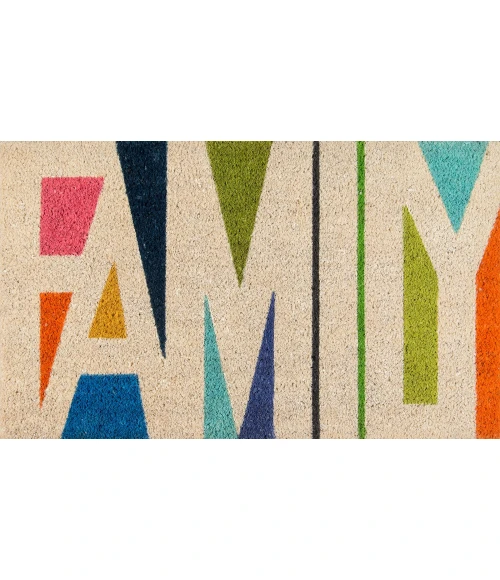 Momeni Aloha Area Rug ALO-1 Family Multi 1'6 X 2'6