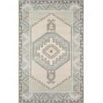 Momeni Anatolia Ana-2 L.Blue Area Rug 2 ft. X 3 ft. Rectangle