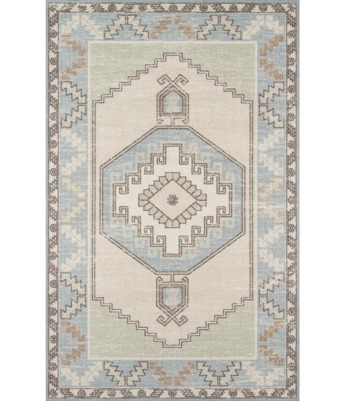 Momeni Anatolia Area Rug ANA-2 Light Blue 2' X 3'