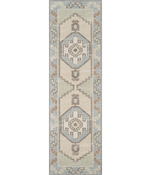 Momeni Anatolia Area Rug ANA-2 Light Blue 2' X 3'