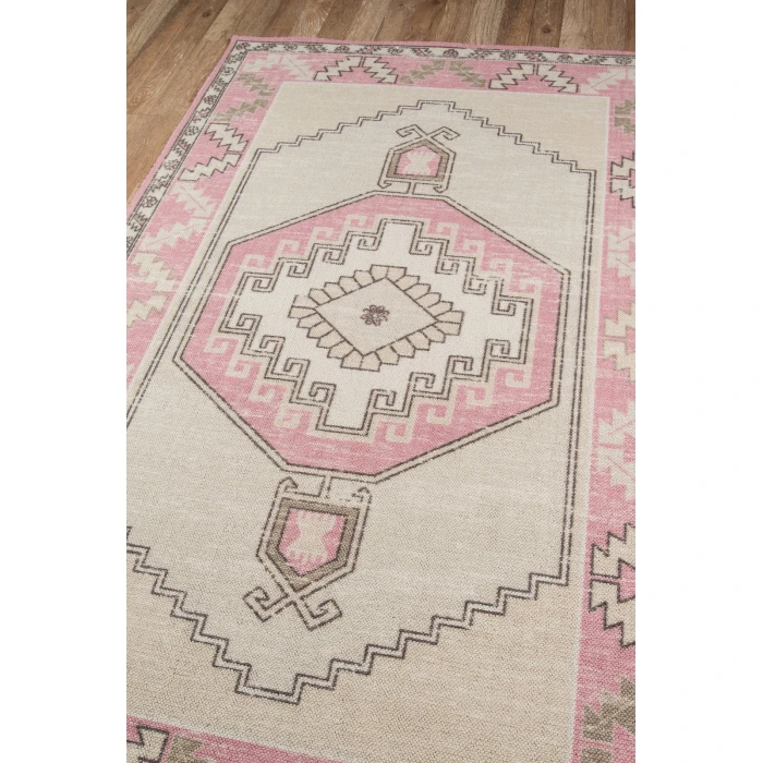 Momeni Anatolia Area Rug ANA-2 Pink 5'3 X 7'6