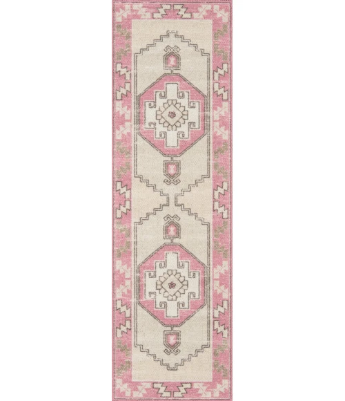 Momeni Anatolia Area Rug ANA-2 Pink 2'3 X 7'6 Runner