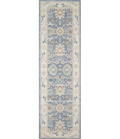 Momeni Anatolia Area Rug ANA-7 Light Blue 2'3 X 7'6 Runner