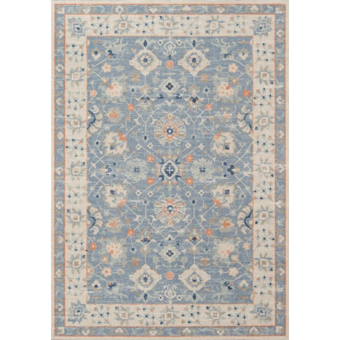 Momeni Anatolia Area Rug ANA-8 Blue 5'3 X 7'6