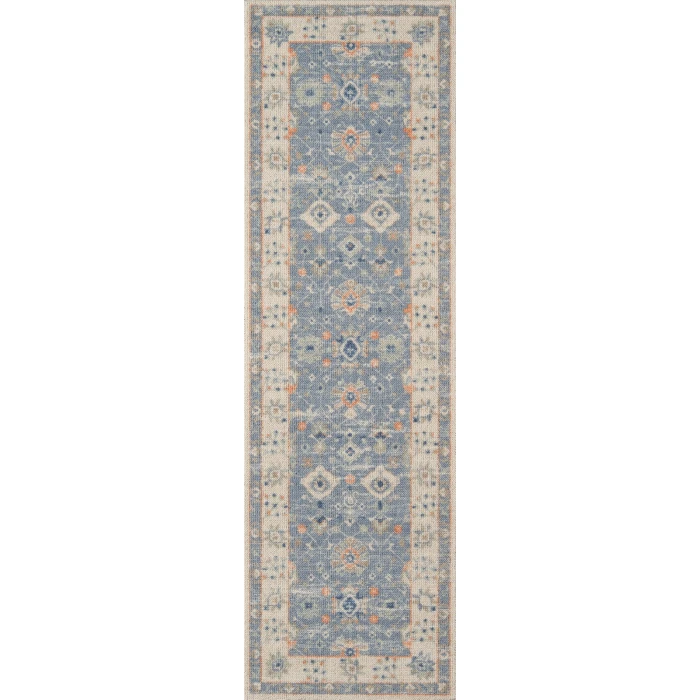 Momeni Anatolia Area Rug ANA-8 Blue 5'3 X 7'6