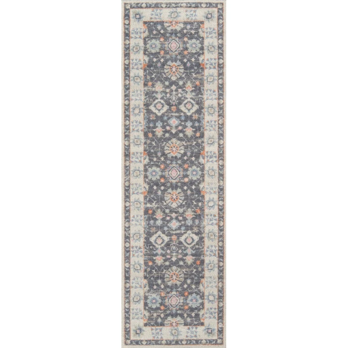 Momeni Anatolia Area Rug ANA-8 Charcoal 5'3 X 7'6