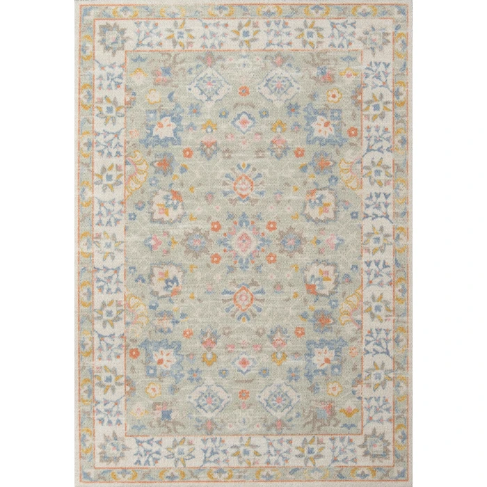 Momeni Anatolia Area Rug ANA-8 Light Blue 6'6 X 9'