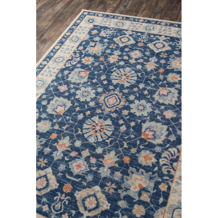 Momeni Anatolia Area Rug ANA-8 Navy 5'3 X 7'6