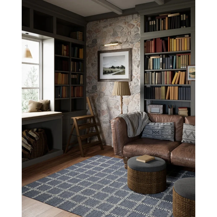 Momeni Archer ARC-3 Blue 2 ft. 3 in. X 8 ft. Runner Rug