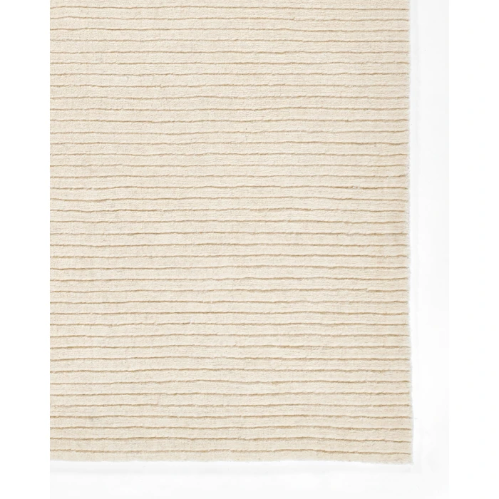 Momeni Asher ASH-1 White 2 ft. 6 in. X 8 ft. Runner Rug