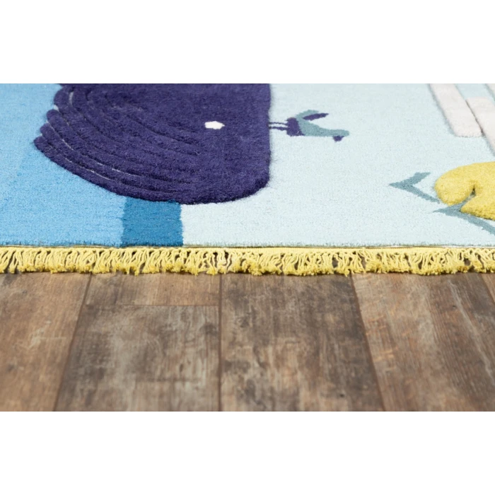 Momeni Atticus Area Rug ATC-2 Noah Blue 3' X 5'