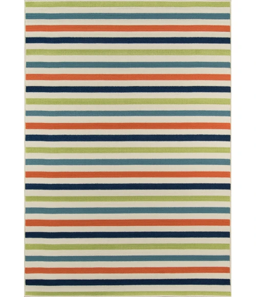 Momeni Baja Area Rug BAJ-1 Stripe Multi 2'3 X 4'6