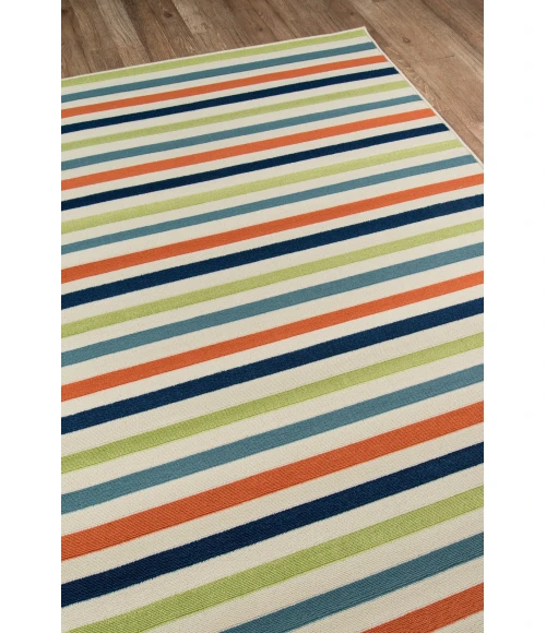 Momeni Baja Area Rug BAJ-1 Stripe Multi 2'3 X 4'6