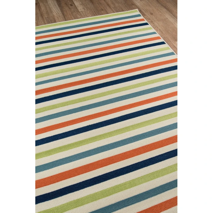 Momeni Baja Area Rug BAJ-1 Stripe Multi 2'3 X 4'6