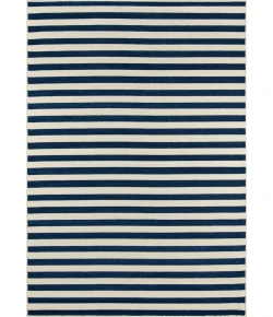 Momeni Baja Baj-1 Navy Area Rug 3 ft. 11 in. X 5 ft. 7 in. Rectangle