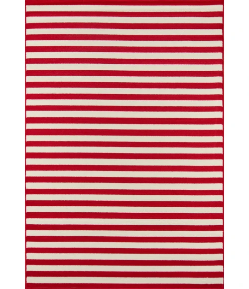 Momeni Baja Area Rug BAJ-1 Stripe Red 2'3 X 4'6